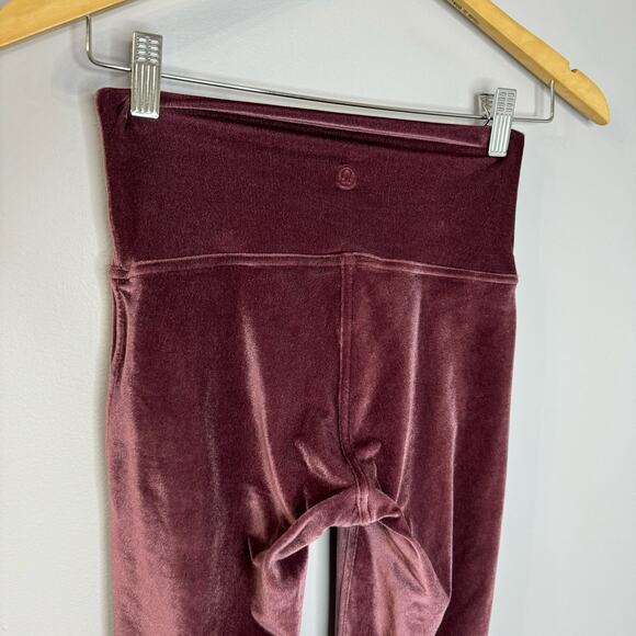 Lululemon Wunder Lounge High-Rise Tight 28" Velvet Garnet Women's 4 - Picture 8 of 12